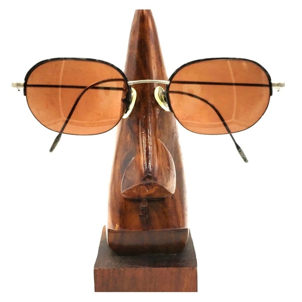 Vintage Chaps Blue Gunmetal Half-Rimmed Sunglasses